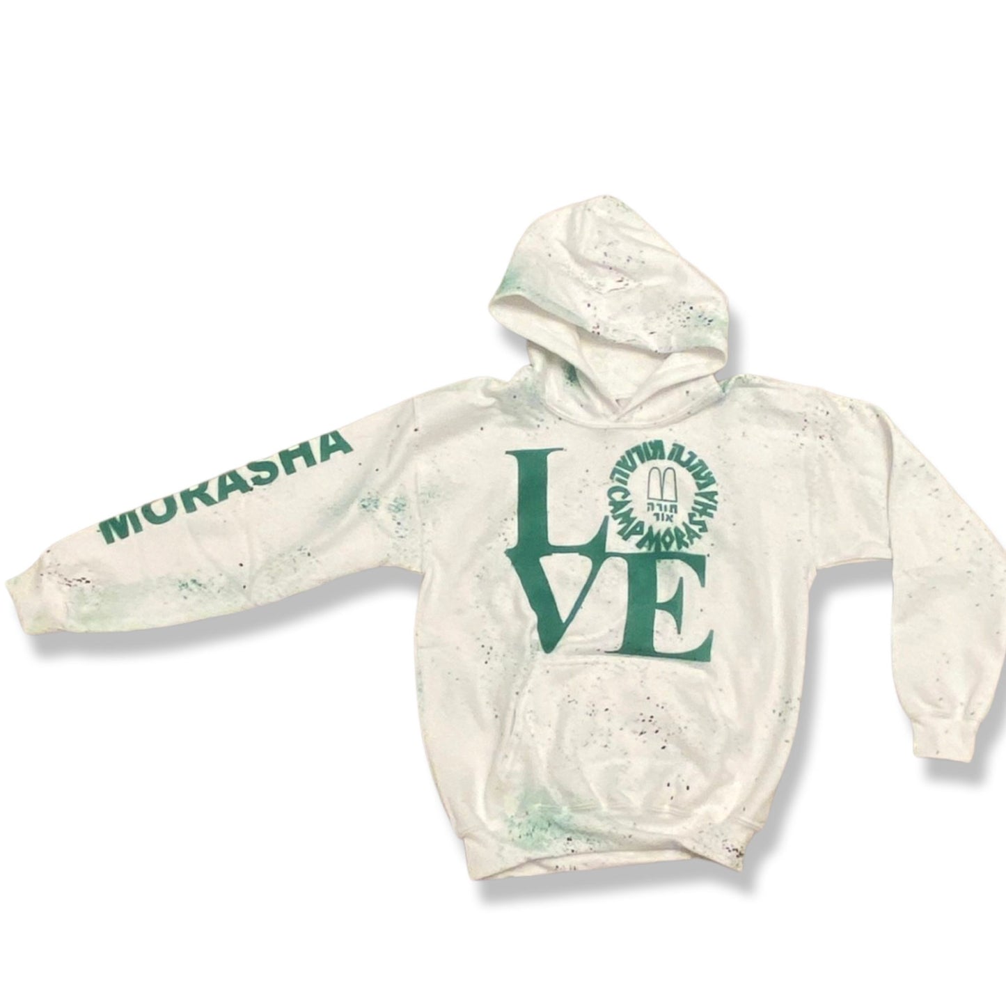 Splatter Love Camp Logo Hoodie