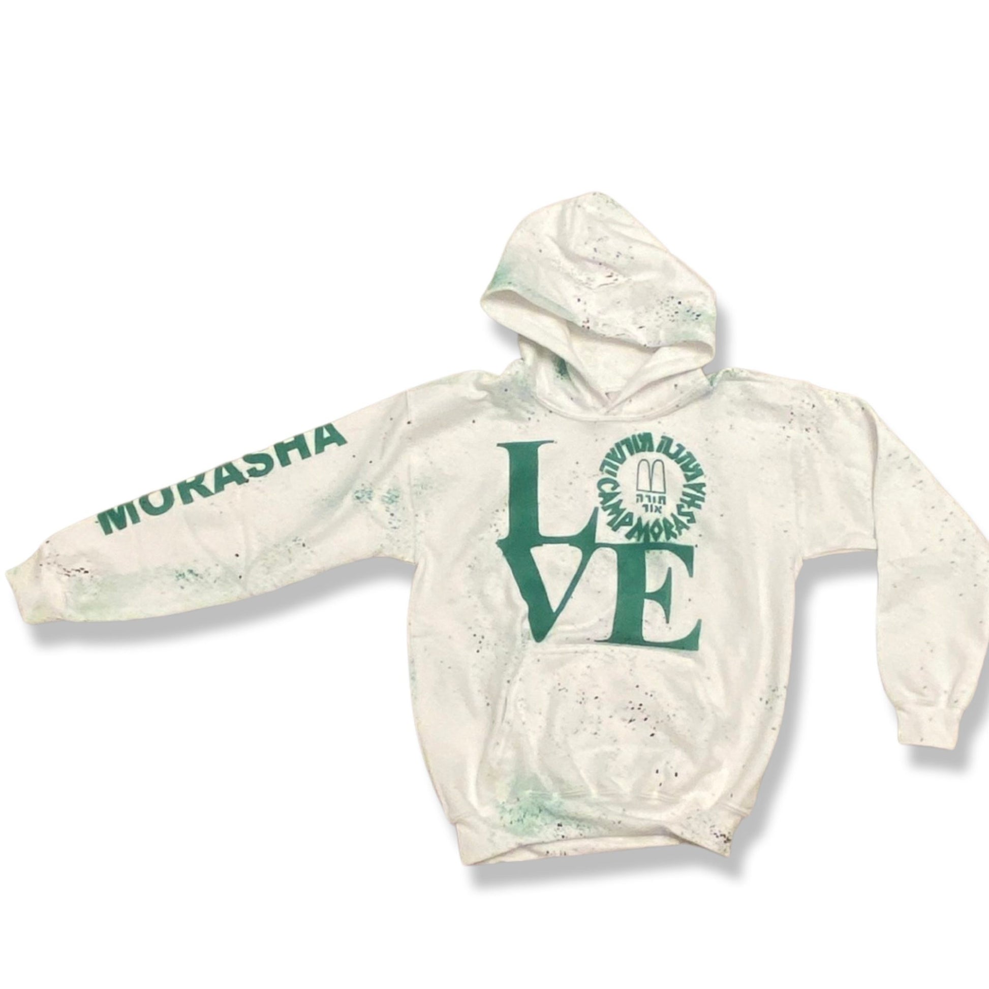 Splatter Love Camp Logo Hoodie