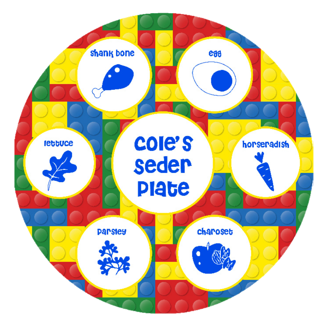 Kids Seder Plate SE 10 Lego