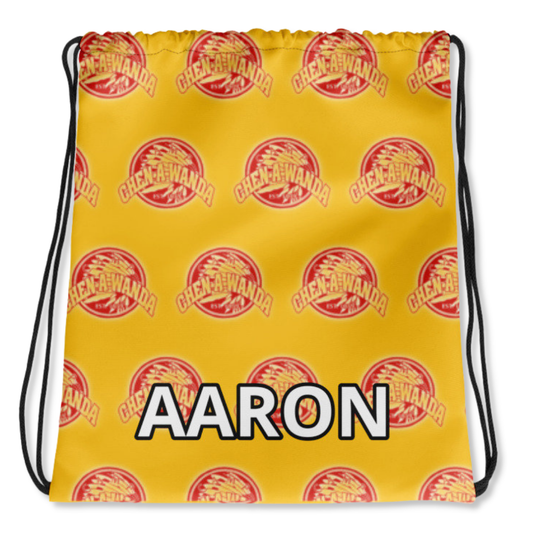 Neon Lights Camp Logo String Bag in Block