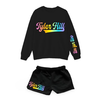 Pastel Rainbow Camp Sweatshirt