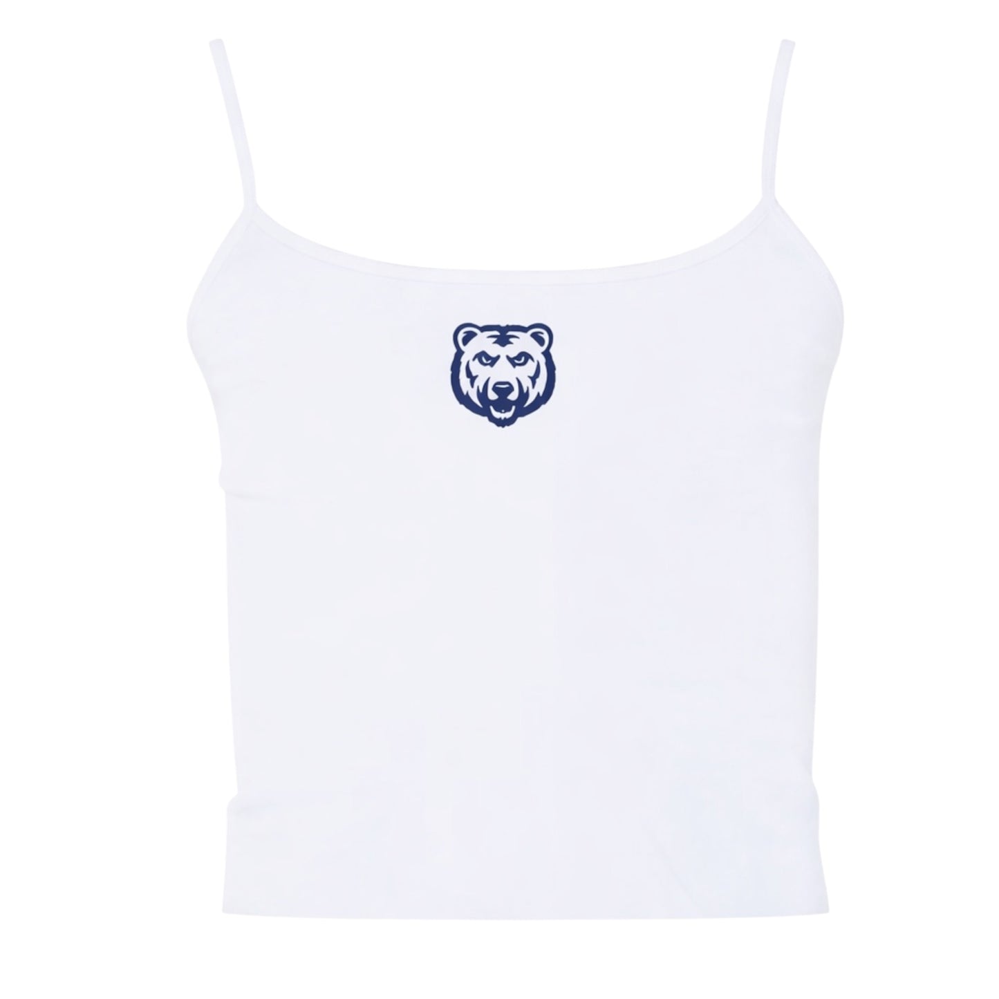 Spaghetti Strap Tank with Camp Logo, Mascot or Name