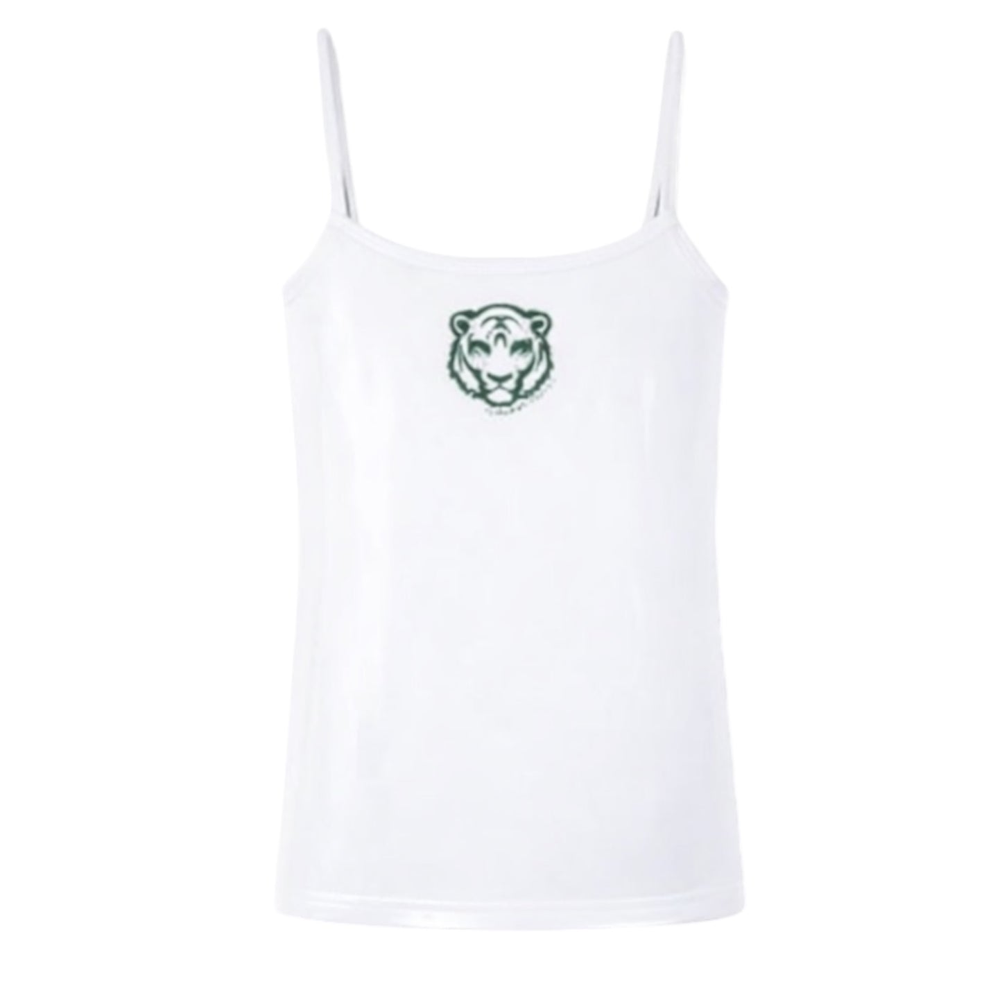 Spaghetti Strap Tank with Camp Logo, Mascot or Name