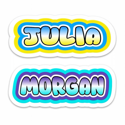 Personalized Spray Font Name Pillow (16" x 10" )