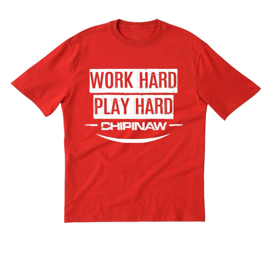 Work Hard Play Hard Camp Shirt