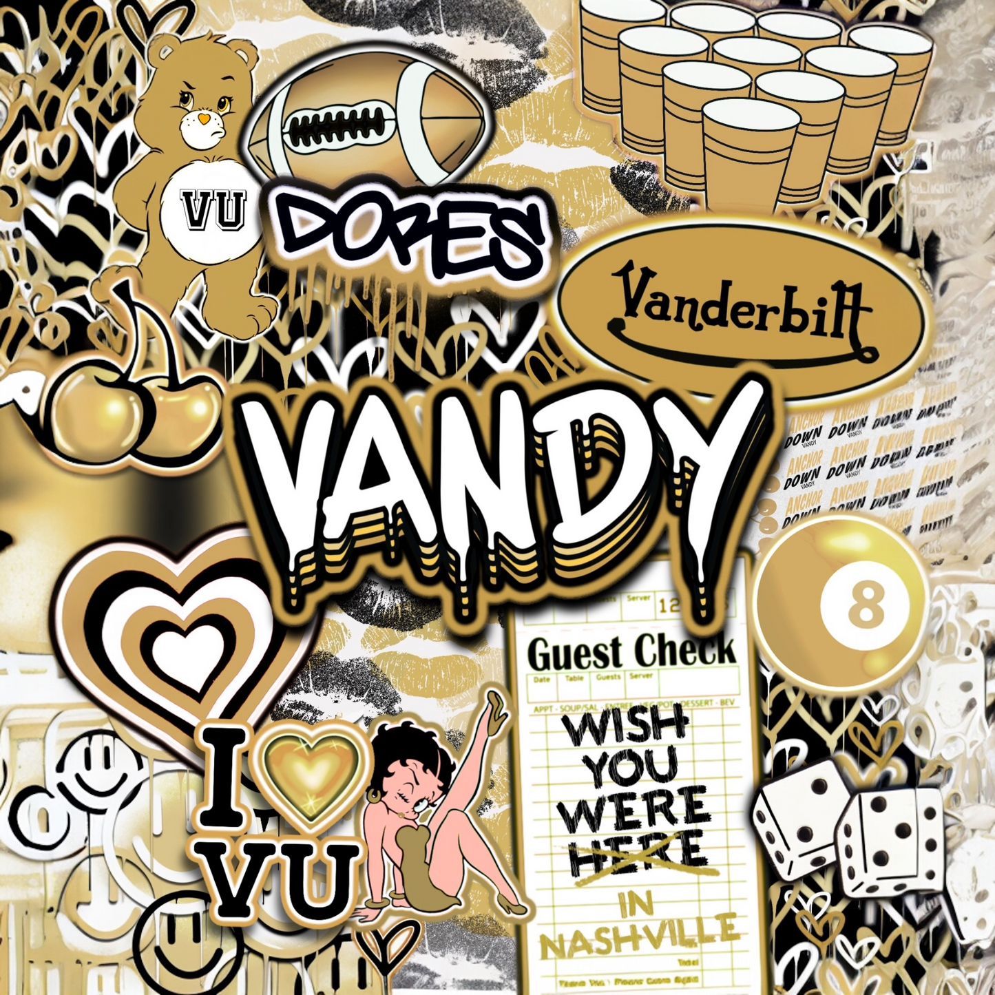 College Collage Blanket