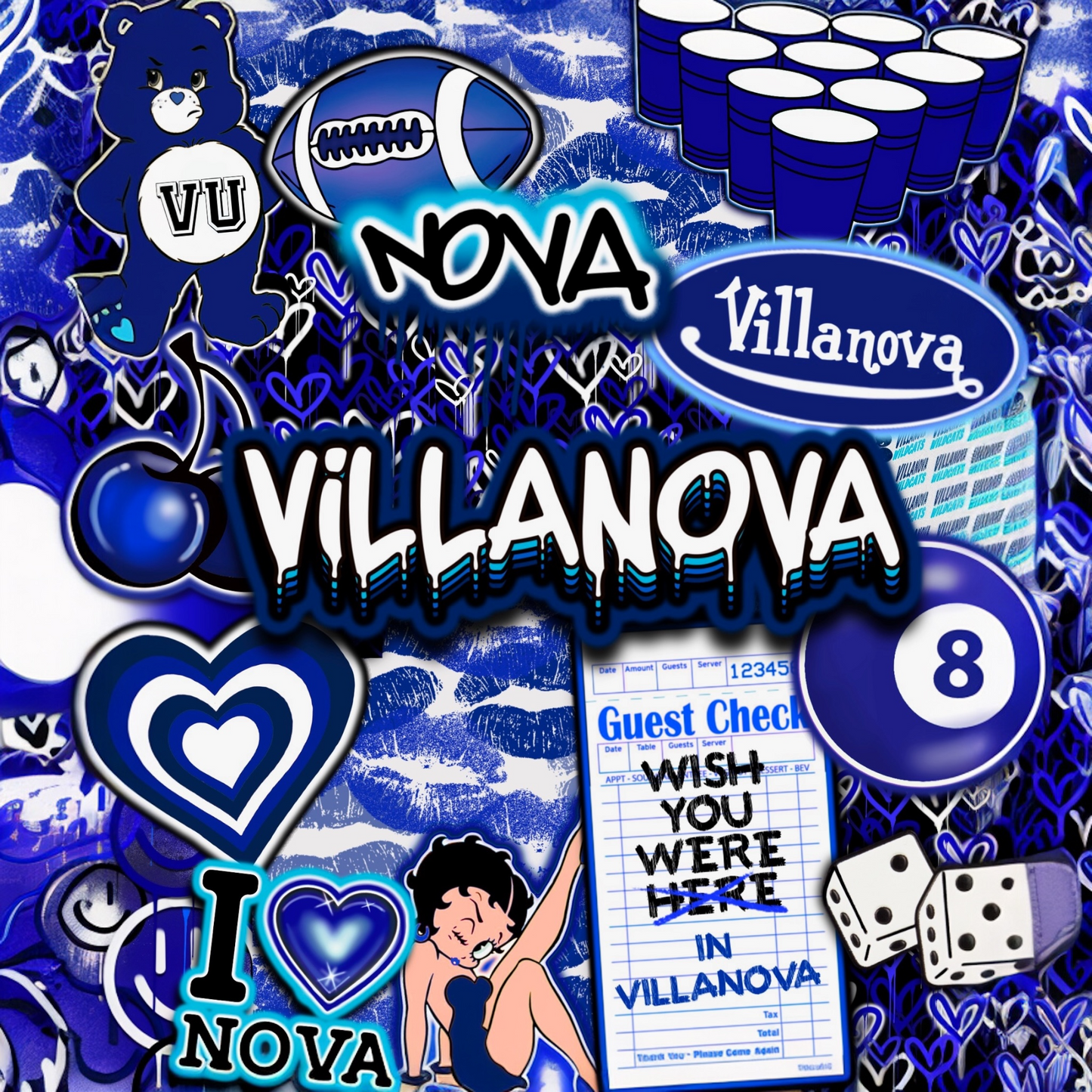 College Collage Blanket