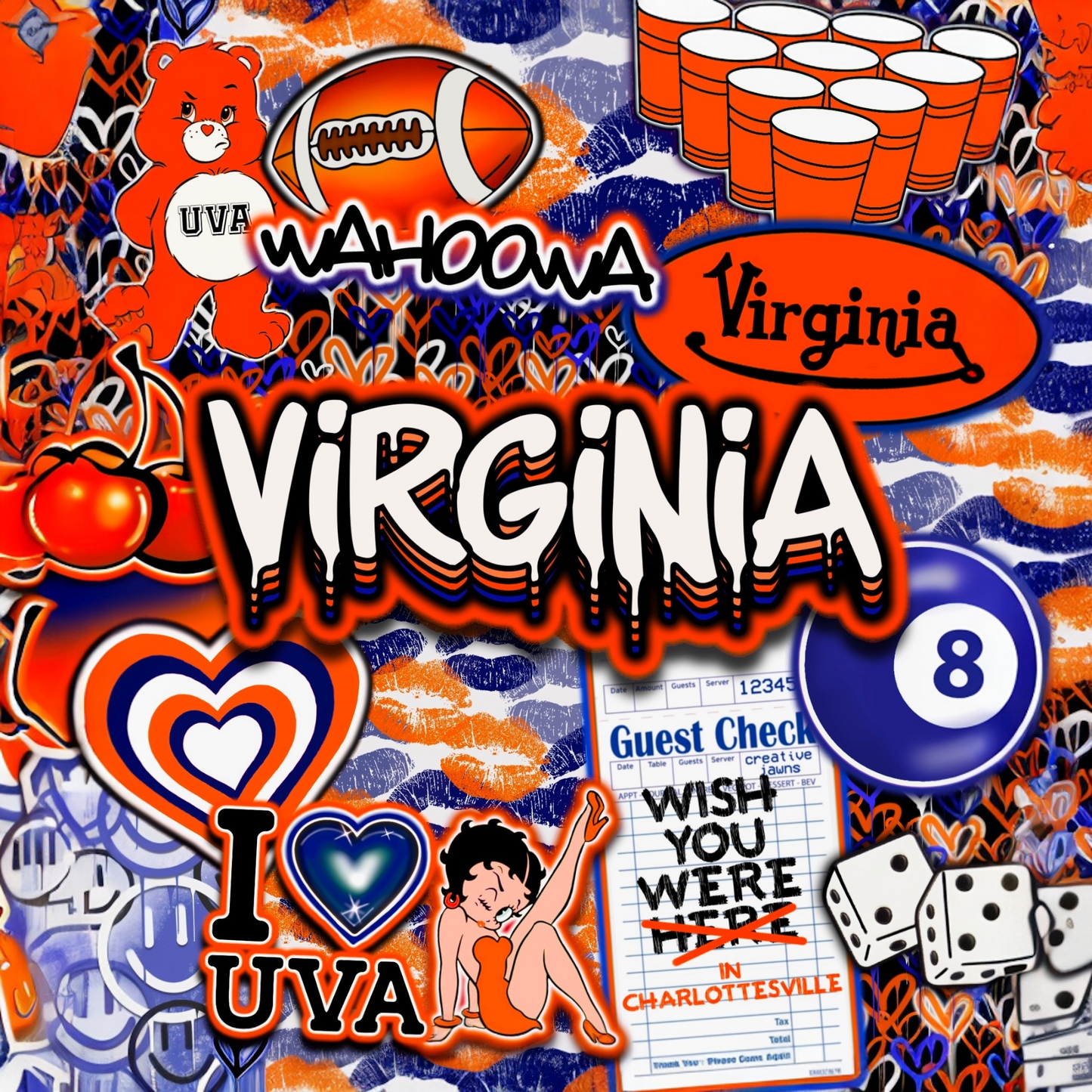 College Collage Blanket