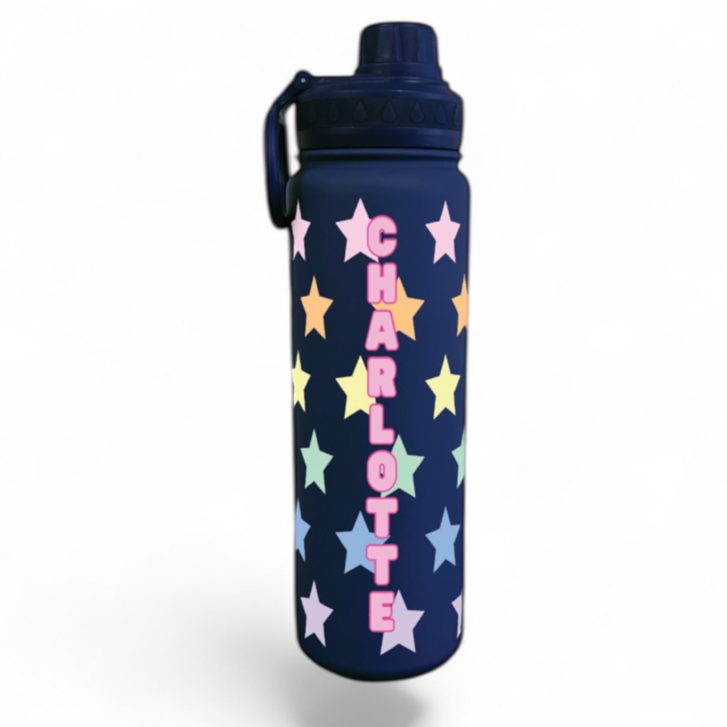 Pastel Stars Wrap Water Bottle
