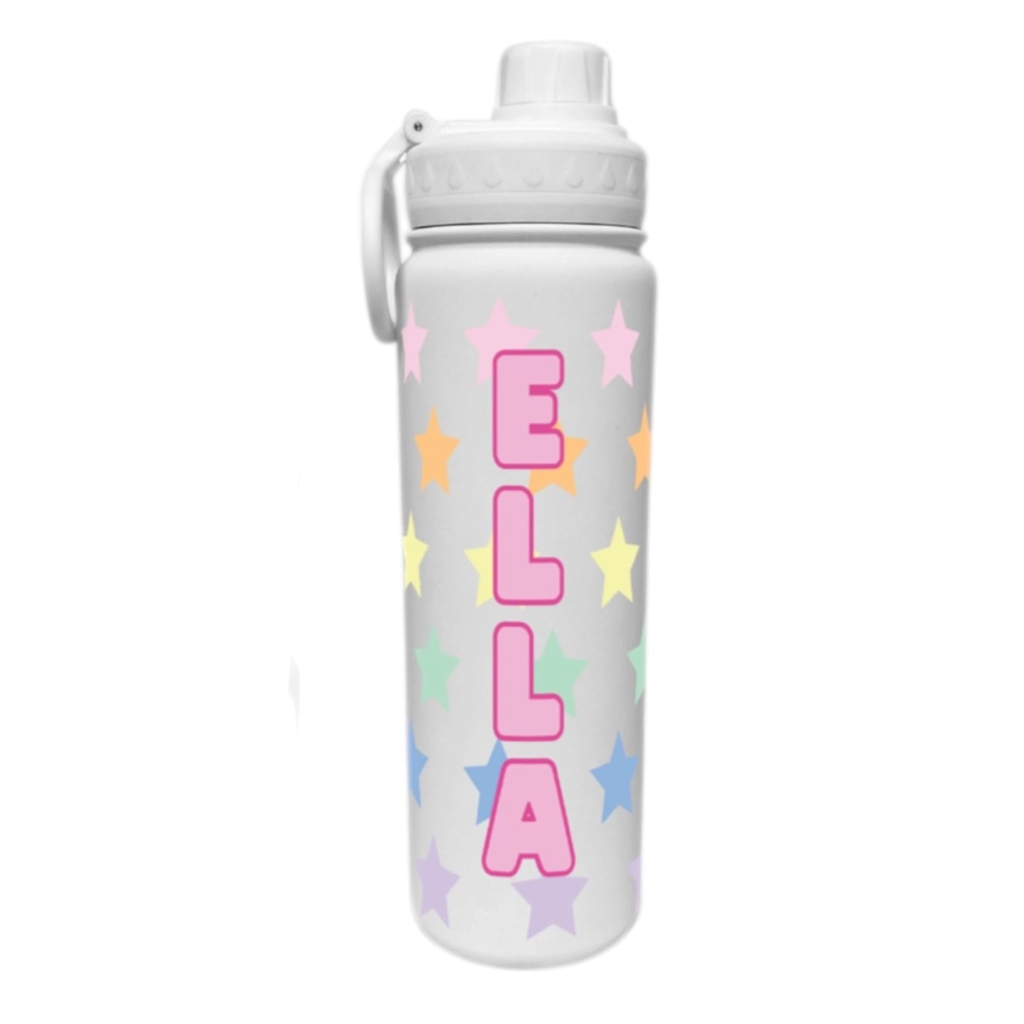 Pastel Stars Wrap Water Bottle