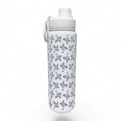Rose Fabric Wrap Water Bottle