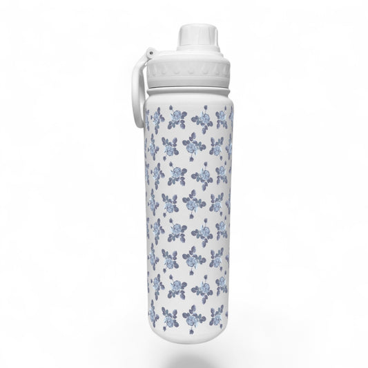 Rose Fabric Wrap Water Bottle