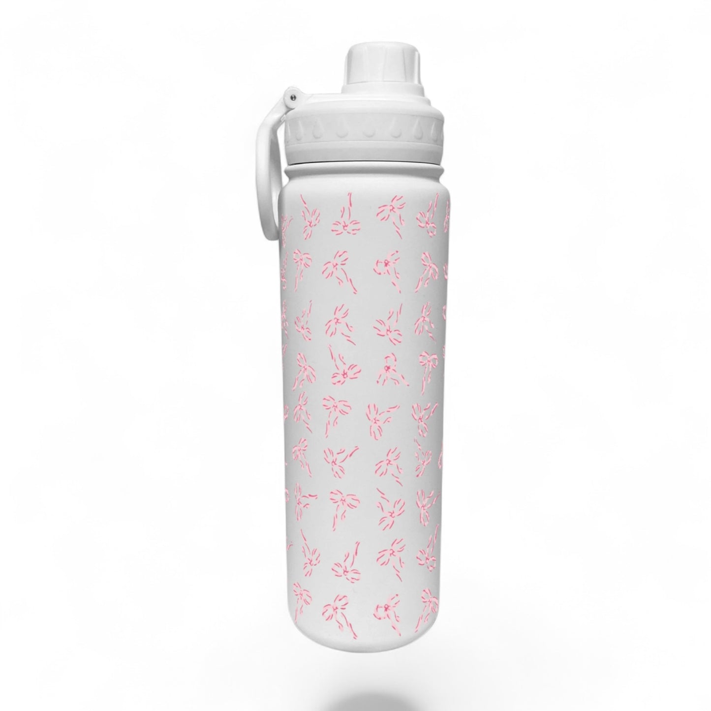 Ribbon Fabric Wrap Water Bottle
