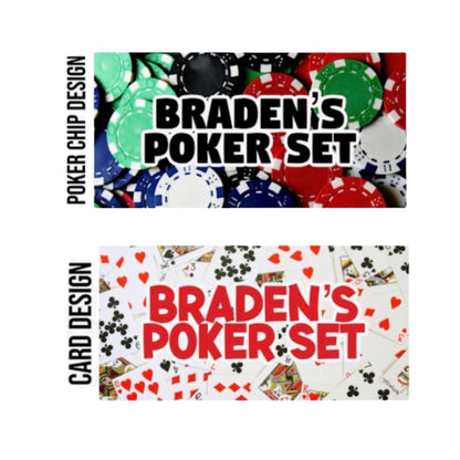 Poker Chip Set 2 Unique Background Designs Specific to Poker Set CRD 2026