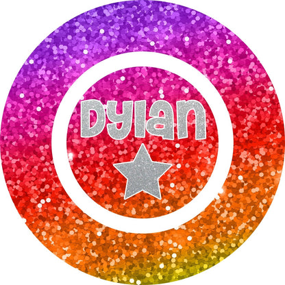 Rainbow Glitter Bowl