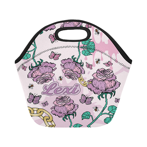 Rose &amp; Chain Lunch Tote