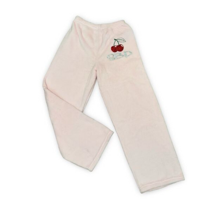 SBD Cherry Pink Fuzzy Pants – 10/12