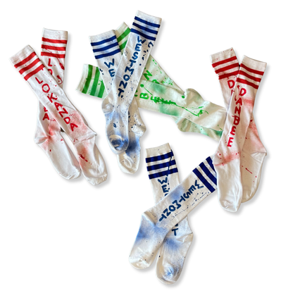 Spatter Paint Camp Socks (2)