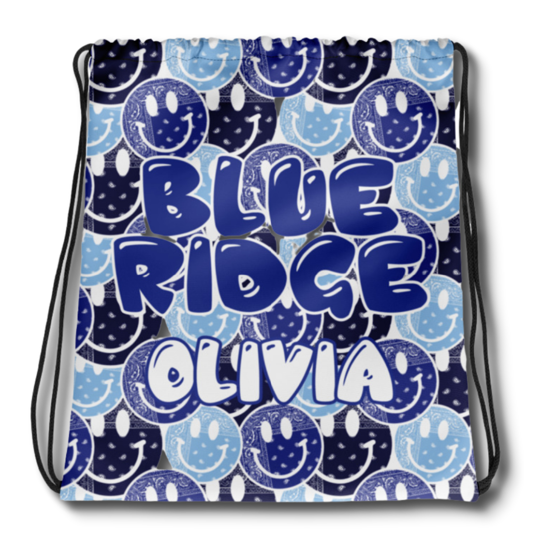 Bandana Smiley Background Personalized Camp String Bag