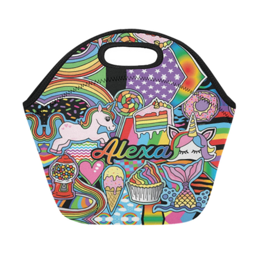 Rainbows &amp; Unicorns Lunch Tote