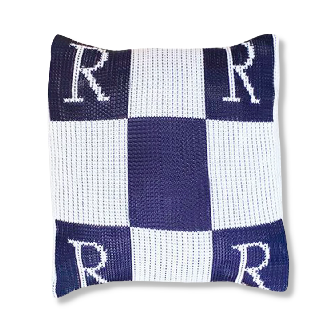 Initials &amp; Blocks Pillow