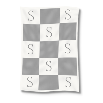 Initials &amp; Blocks Blanket