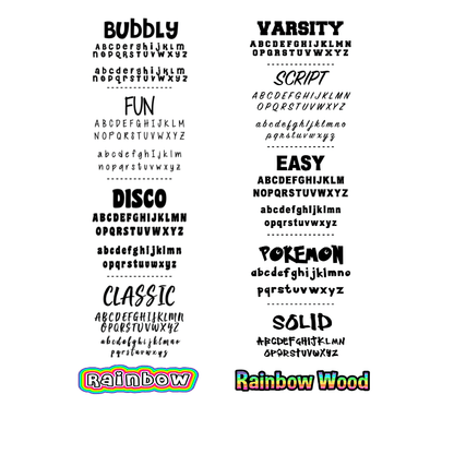 NDG Font Full Alphabet (Updated 9/23)