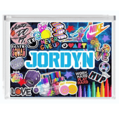 Girl's Mail Pouch / Mail Folder / ZIp Folio