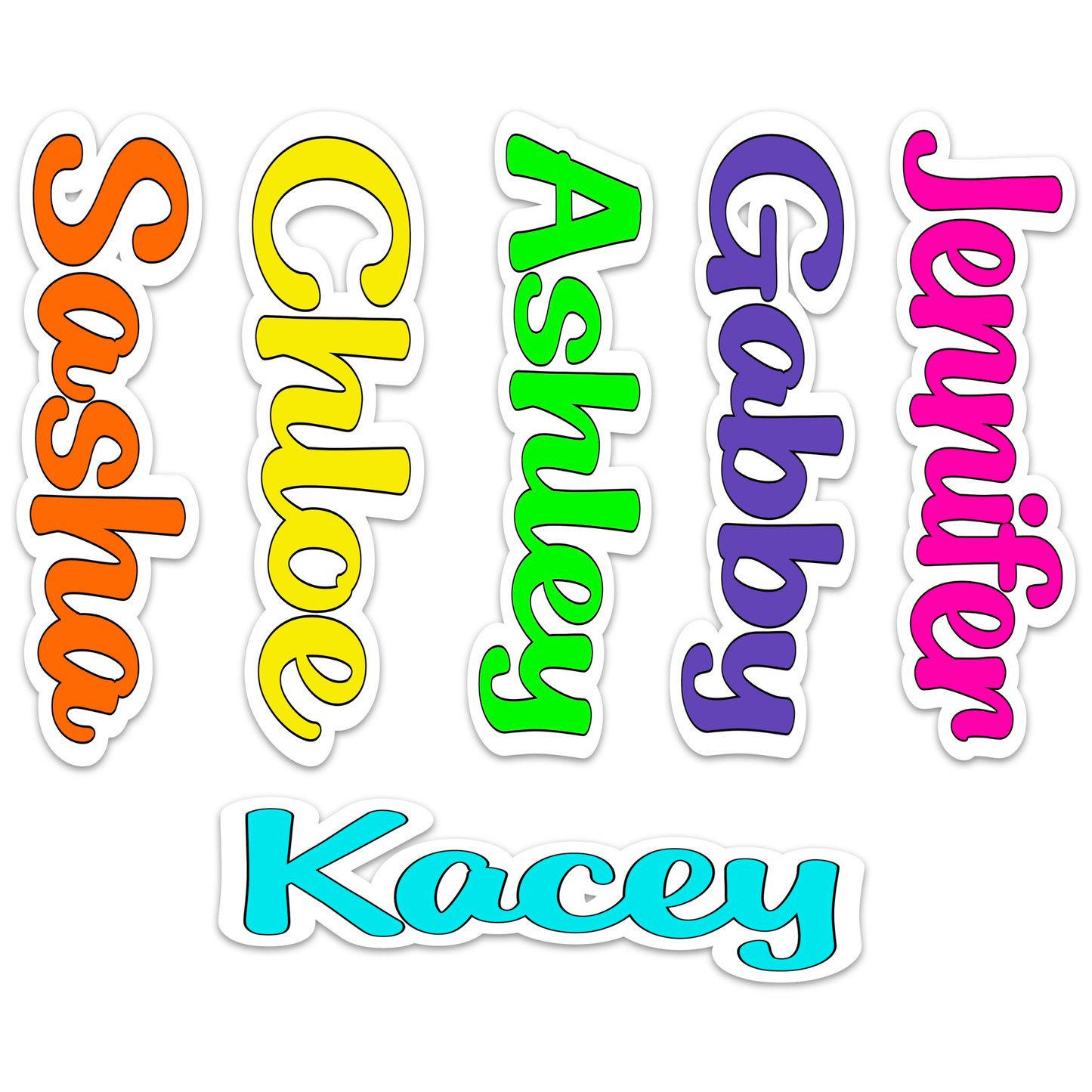 Cling It Word in Script Font