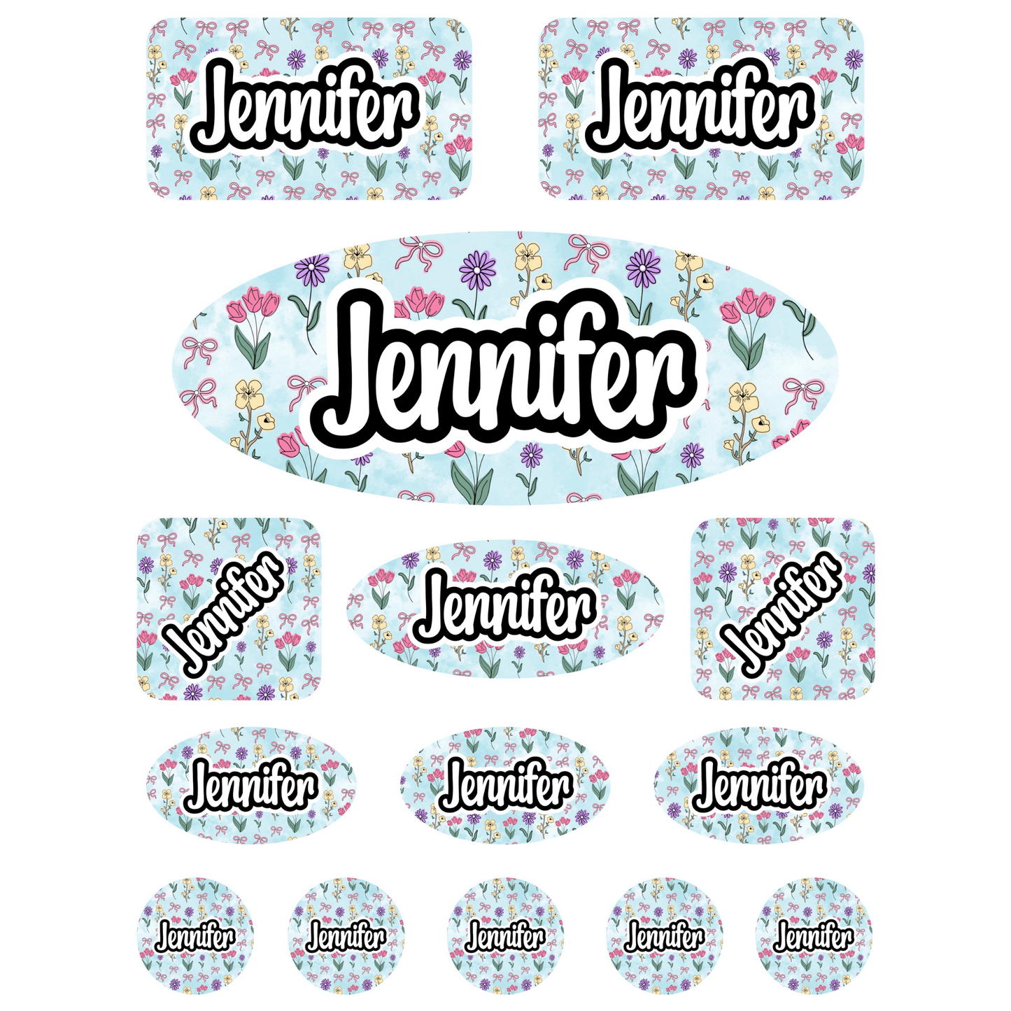 Cling It Assorted Shapes (9" x 12")