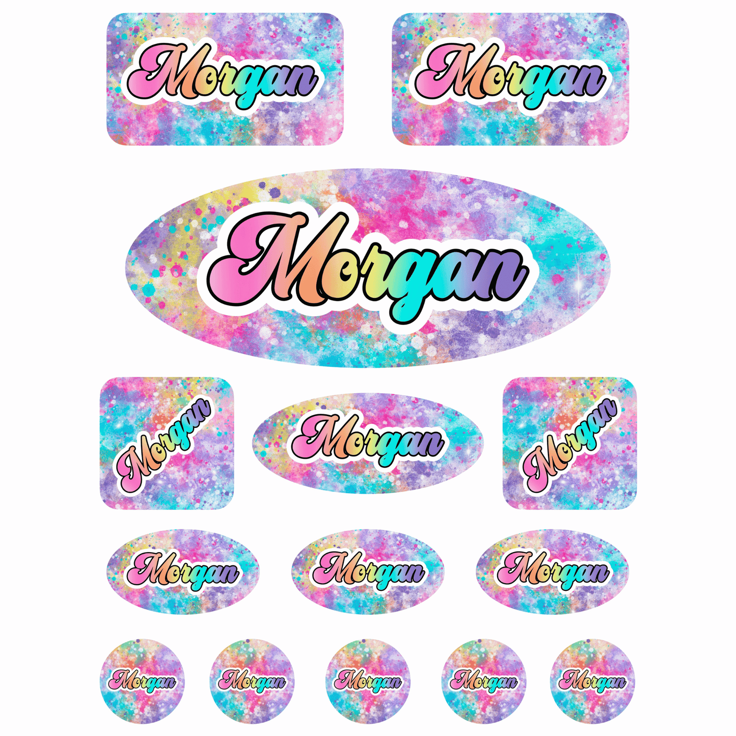 Cling It Assorted Shapes (9" x 12")