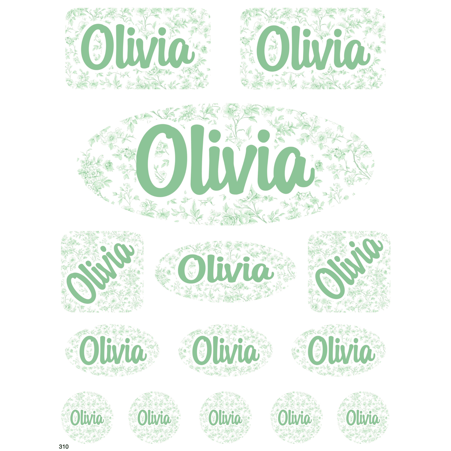 Cling It Assorted Shapes (9" x 12")