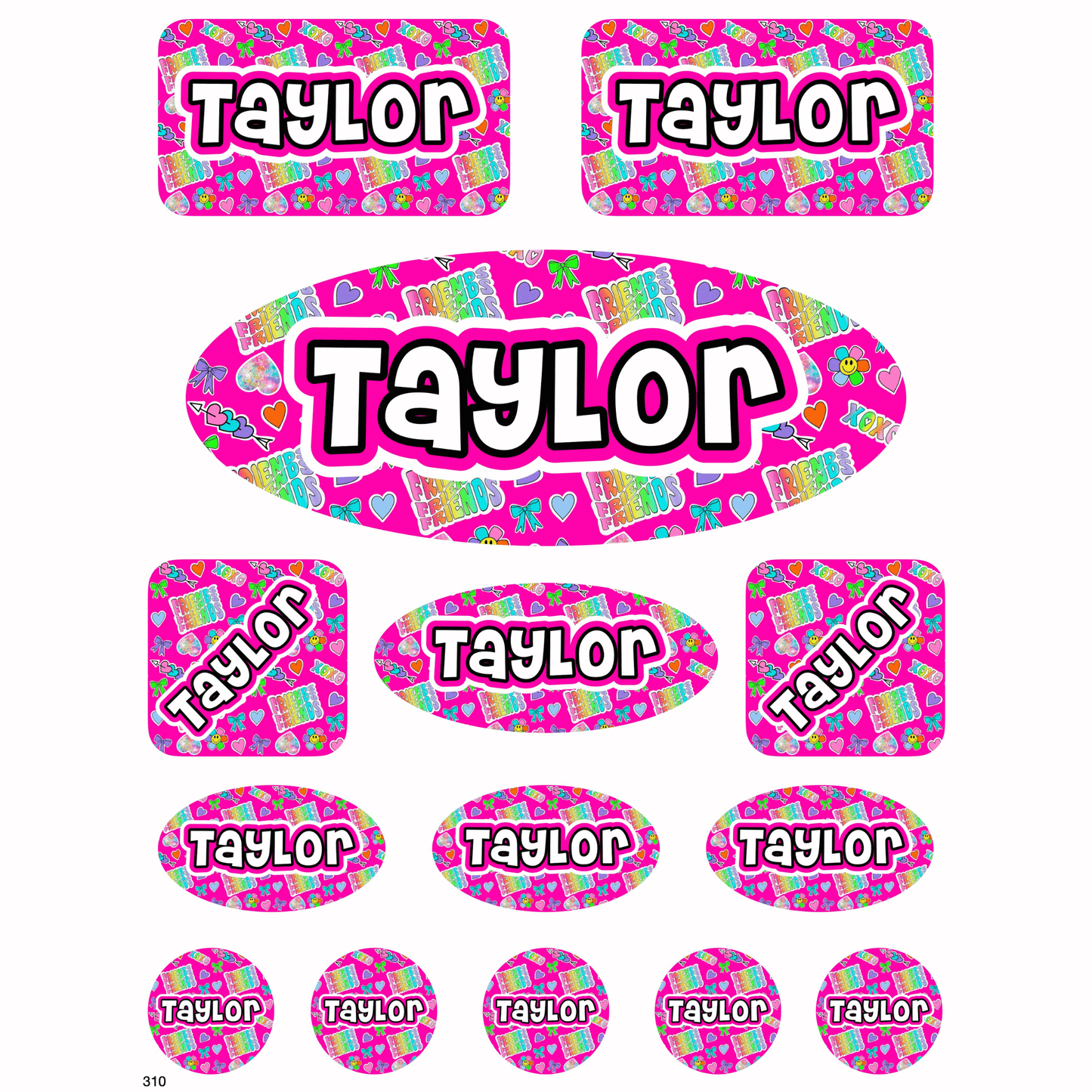 Cling It Assorted Shapes (9" x 12")