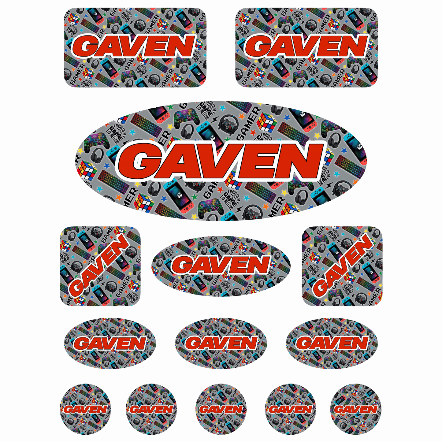 Cling It Assorted Shapes (9" x 12")