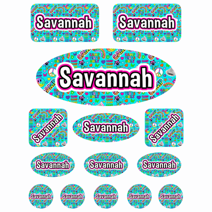 Cling It Assorted Shapes (9" x 12")