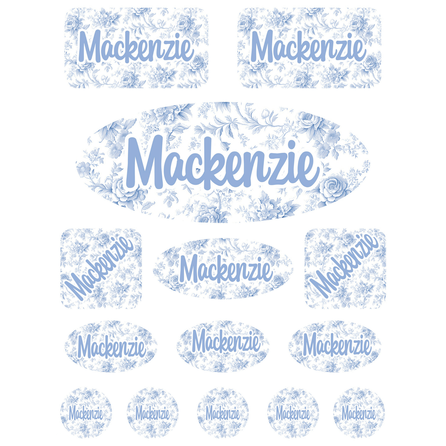 Cling It Assorted Shapes (9" x 12")