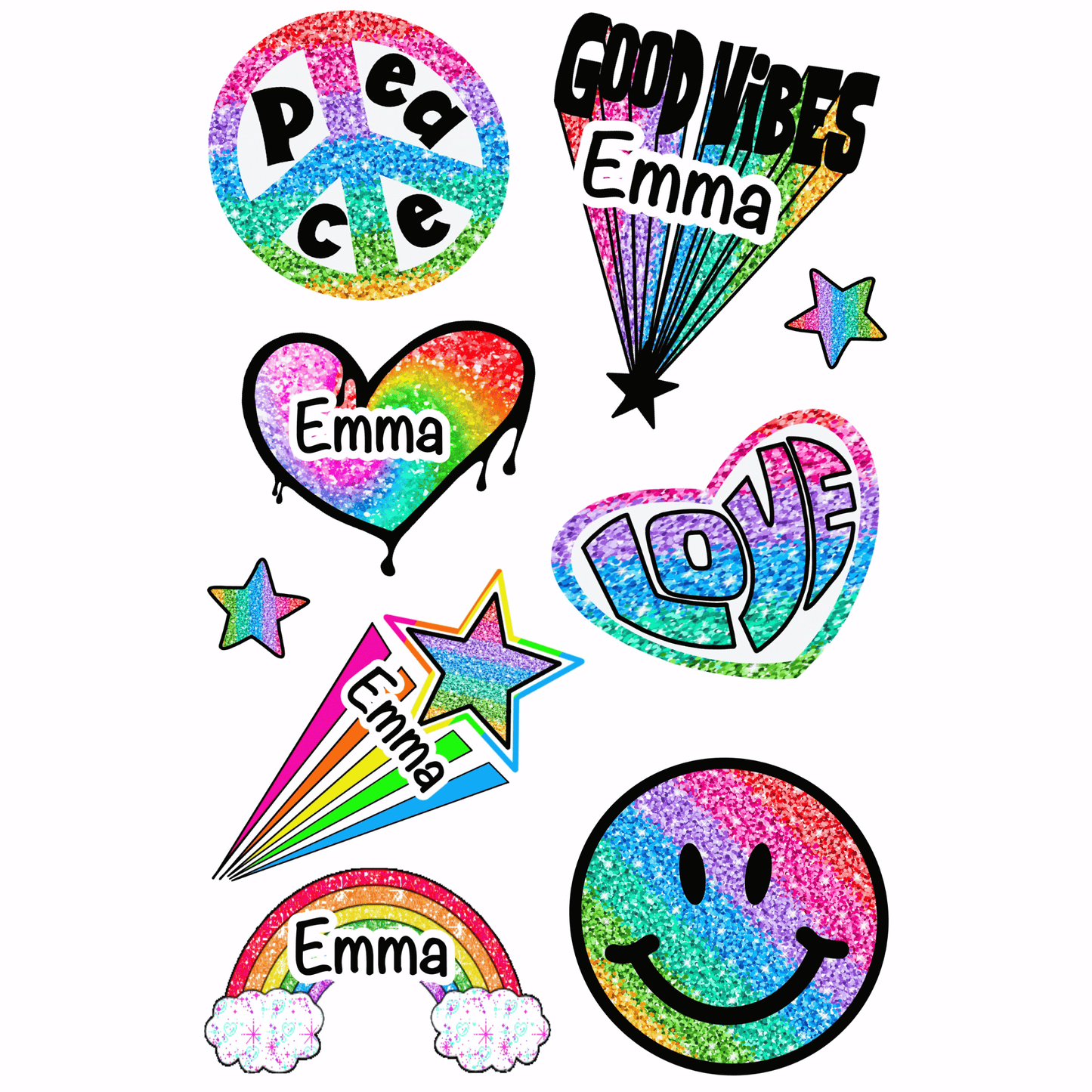 Cling It Sheet - CI 89P Glitter