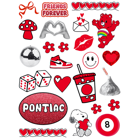 Cling It Sheet - CI 346 Camp Friends Forever (9x12)