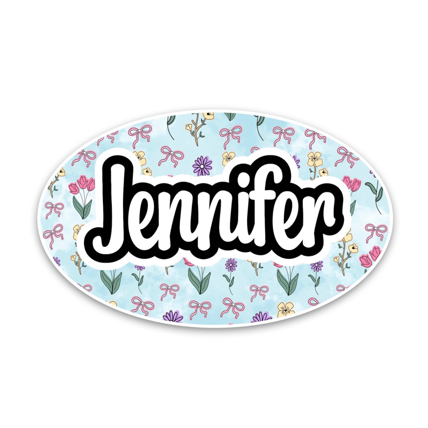Personalized Cling It Oval