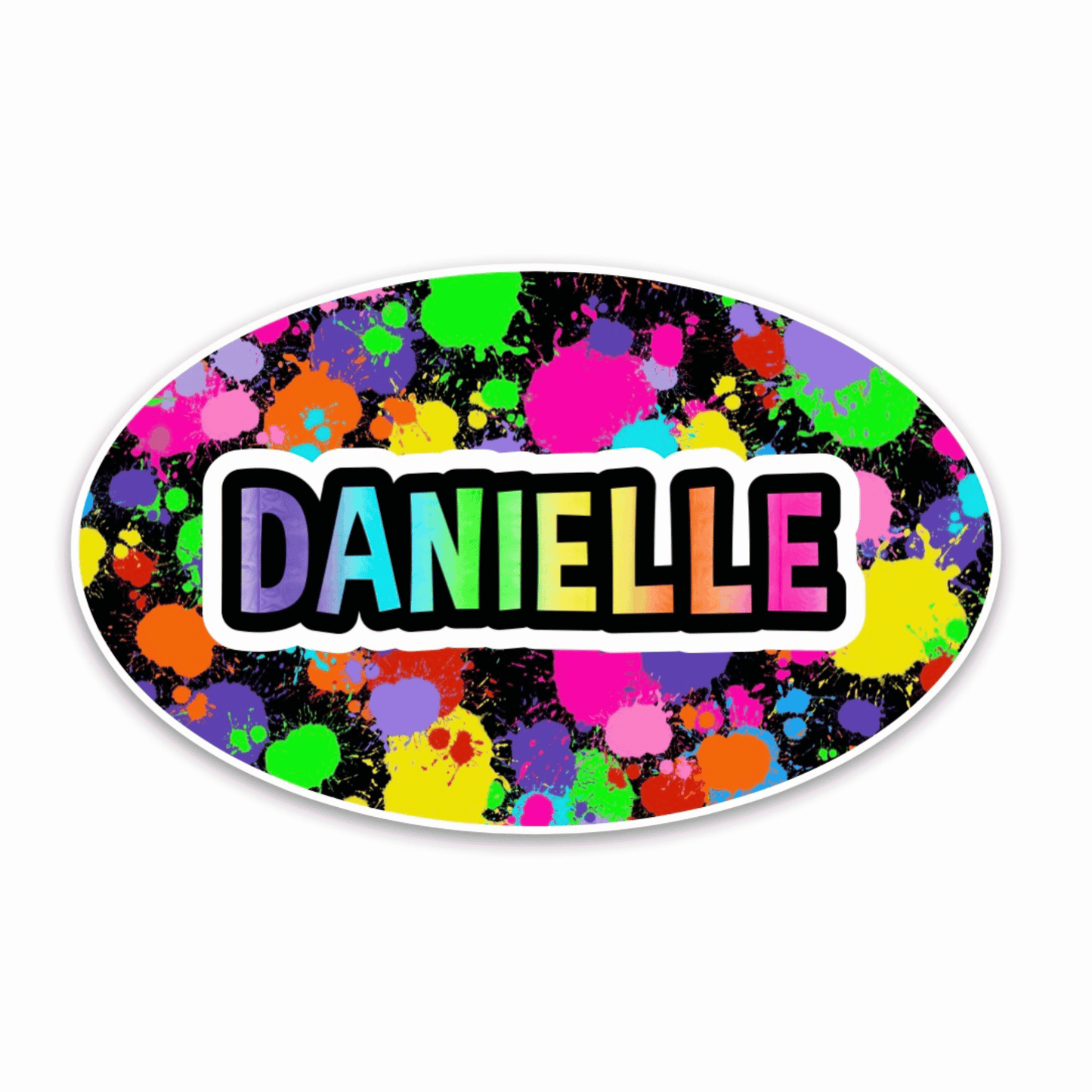Personalized Cling It Oval