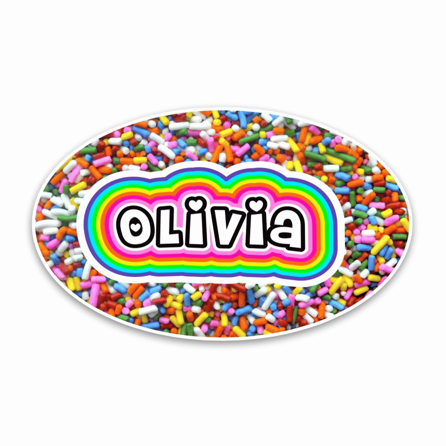 Personalized Cling It Oval