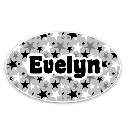 Personalized Cling It Oval