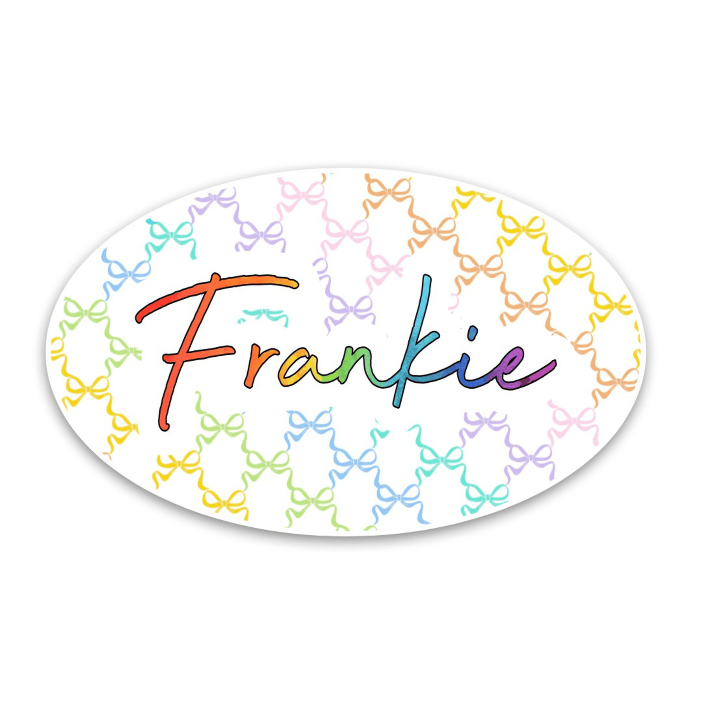Personalized Cling It Oval