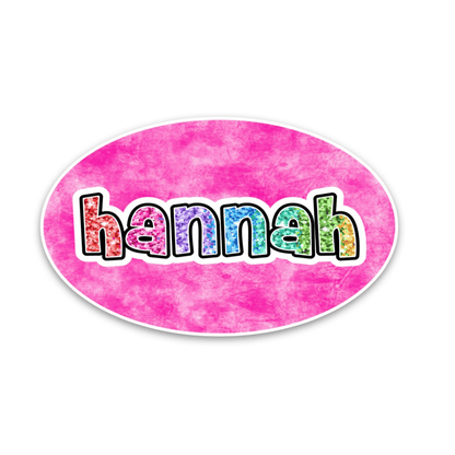 Personalized Cling It Oval