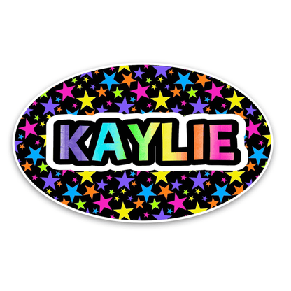 Personalized Cling It Oval