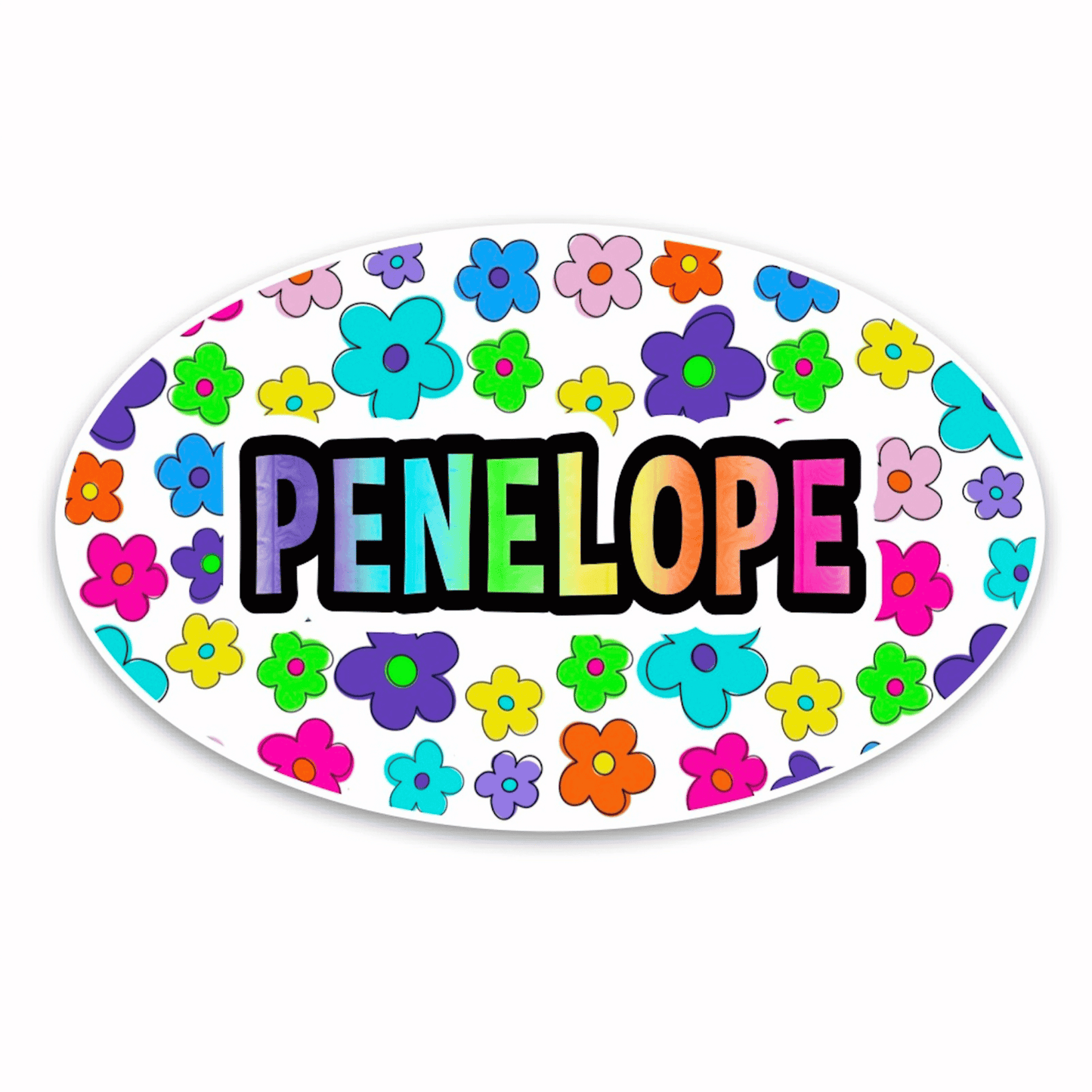Personalized Cling It Oval