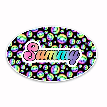 Personalized Cling It Oval