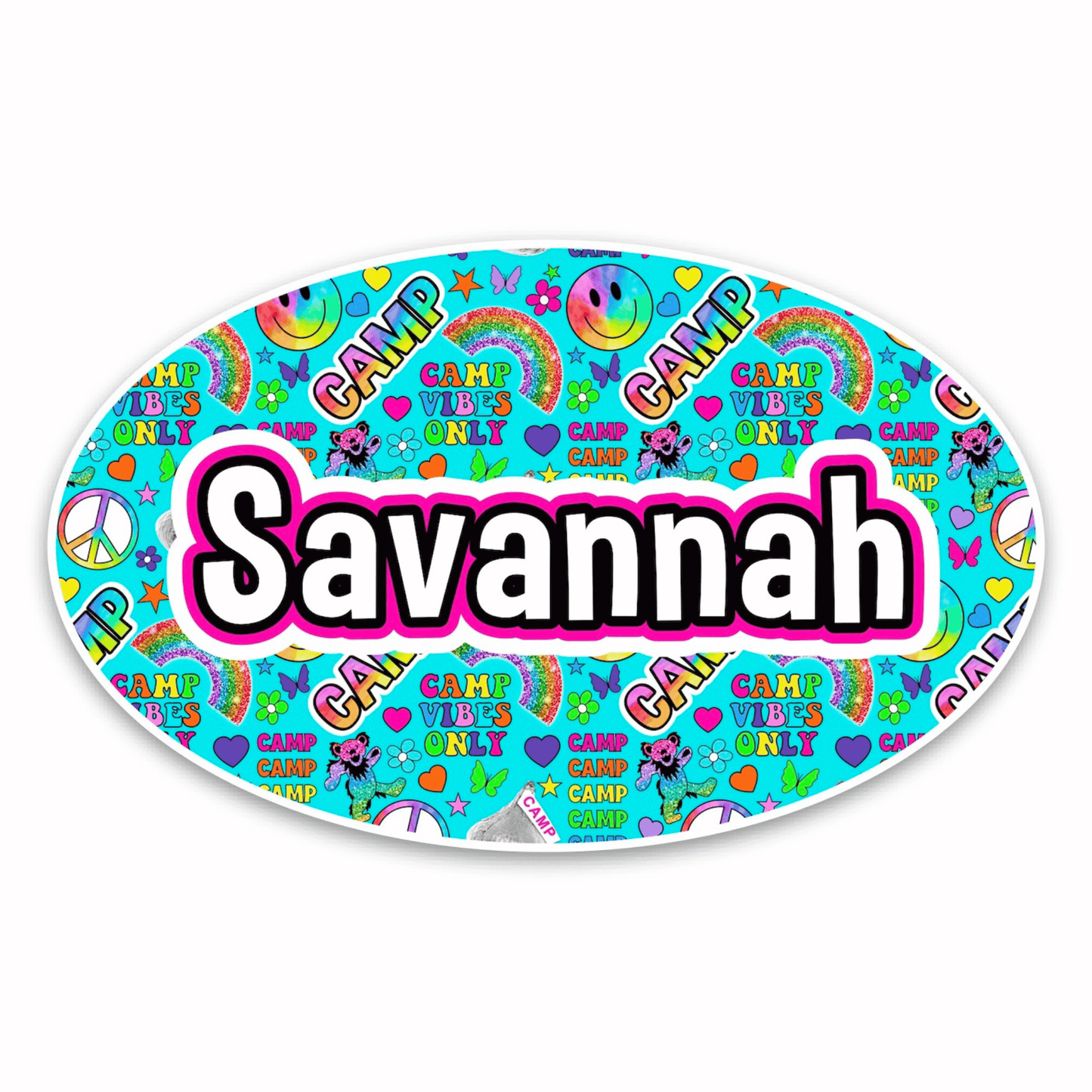 Personalized Cling It Oval