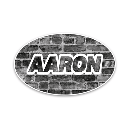 Personalized Cling It Oval