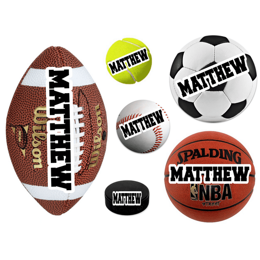 Cling It Shapes - Assorted Sports